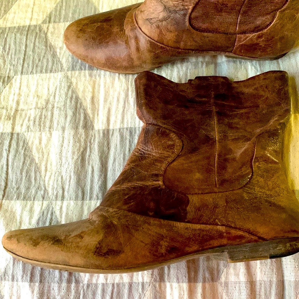 Mia Limited Edition Distressed Boots - 8 1/2